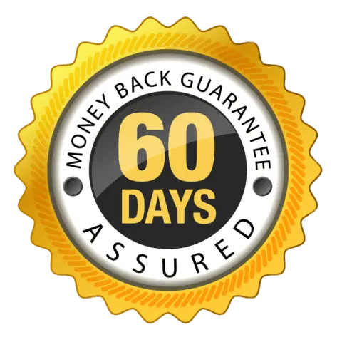 60 Days Mony back guarantee